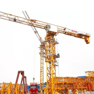 ZTT186 Flattop Tower Crane 8t Capacity 65m Jib Length 1.7t Tip Load Hoisting Equipment
