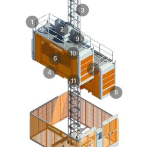 Alimak Scando 650 XL - Vertikal