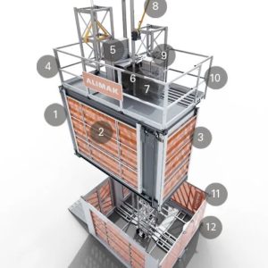 Alimak Scando 650A - Vertikal